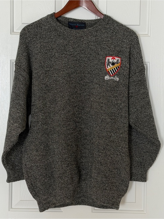 Tricot Marine Other - Vintage Tricot Marine Ireland Pure New Wool Knit Sweater Crest Patch Size L 42